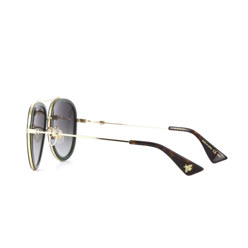 NEW GUCCI GG0062S 003 GREEN RED UNISEX SUNGLASSES GG0062S - Picture 8 of 9
